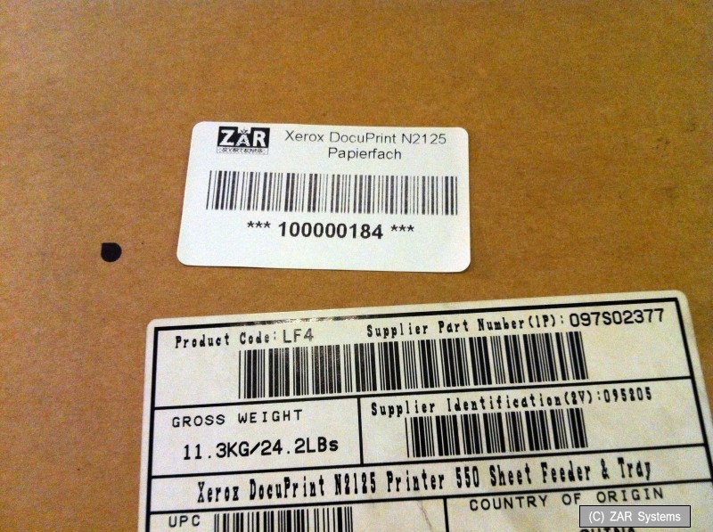 Xerox DocuPrint N2125 / N-2125 / N 2125 Paper Tray, A4, 550 Sheets, 97S02377, NEW