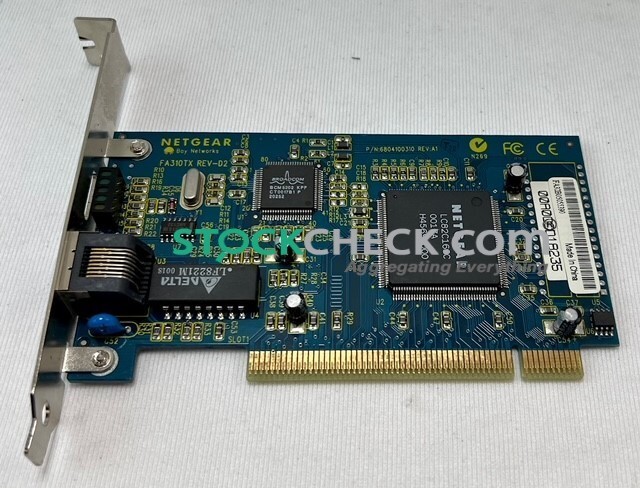 NetGear FA310TX REV-D2 10/100 PCI Network Card