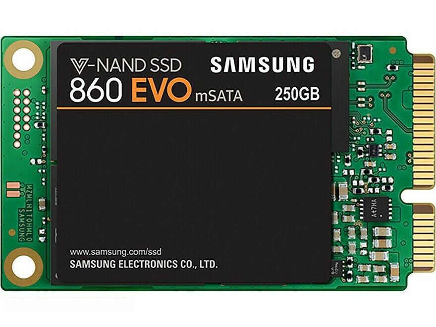 Samsung 860 EVO mSATA 250GB V-NAND SSD (MZ-M6E250) 6Gb/s 1.8"