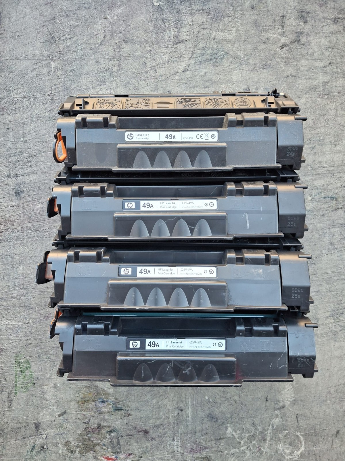 LOT OF 4 GENUINE HP 49A Q5949A Toner Cartridge Brand New OEM