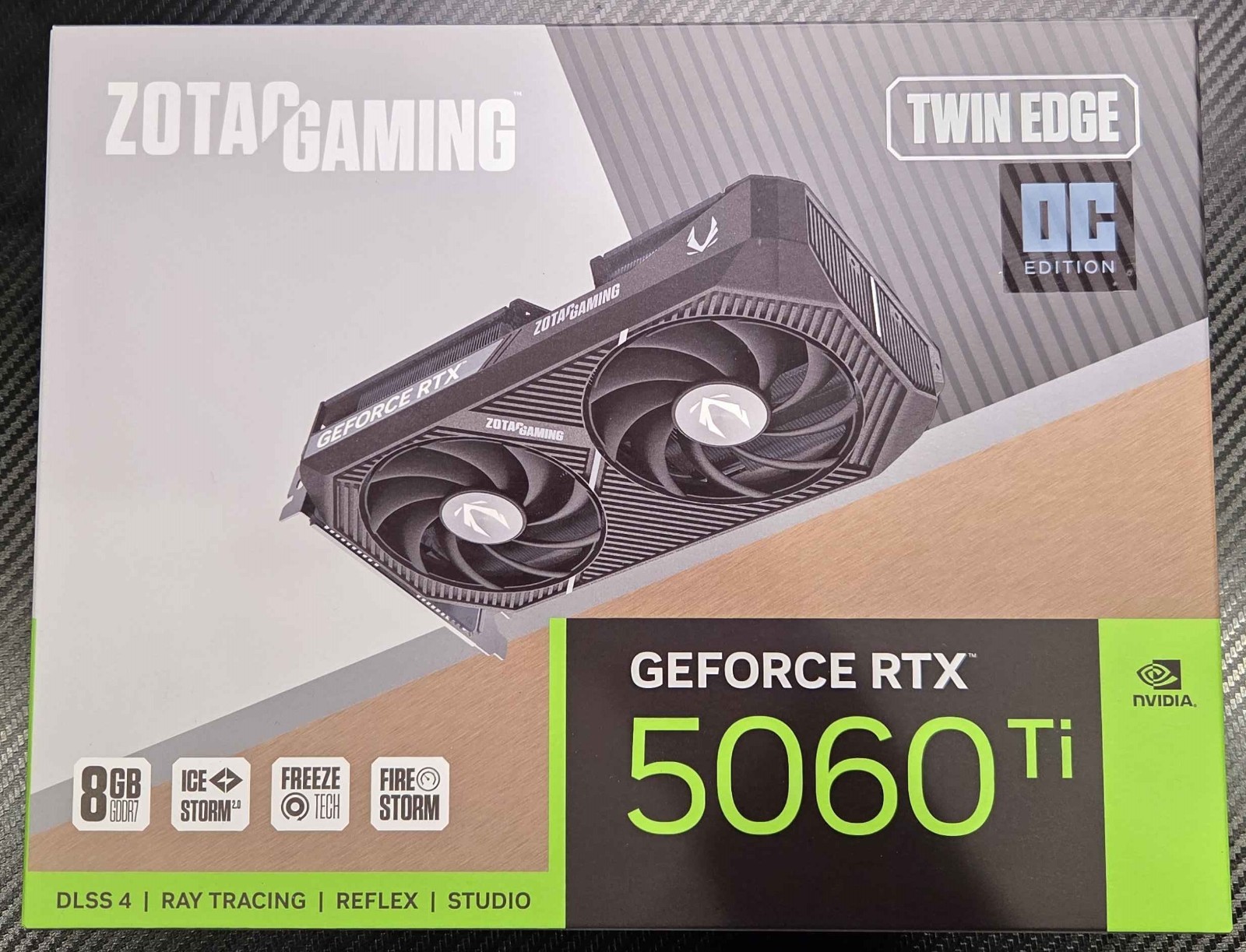 NEW ZOTAC GeForce RTX 5060 Ti Twin Edge OC 8GB GDDR7 Ray Tracing