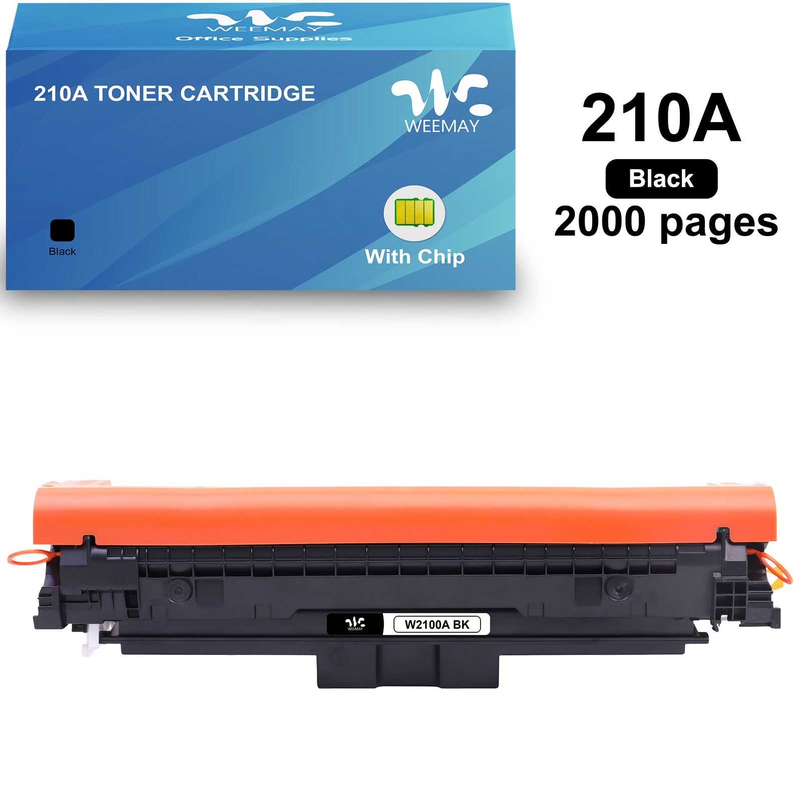 1PK Black Toner 210A W2100A Compatible for HP LaserJet 4201 MFP 4301fdn 4301fdw