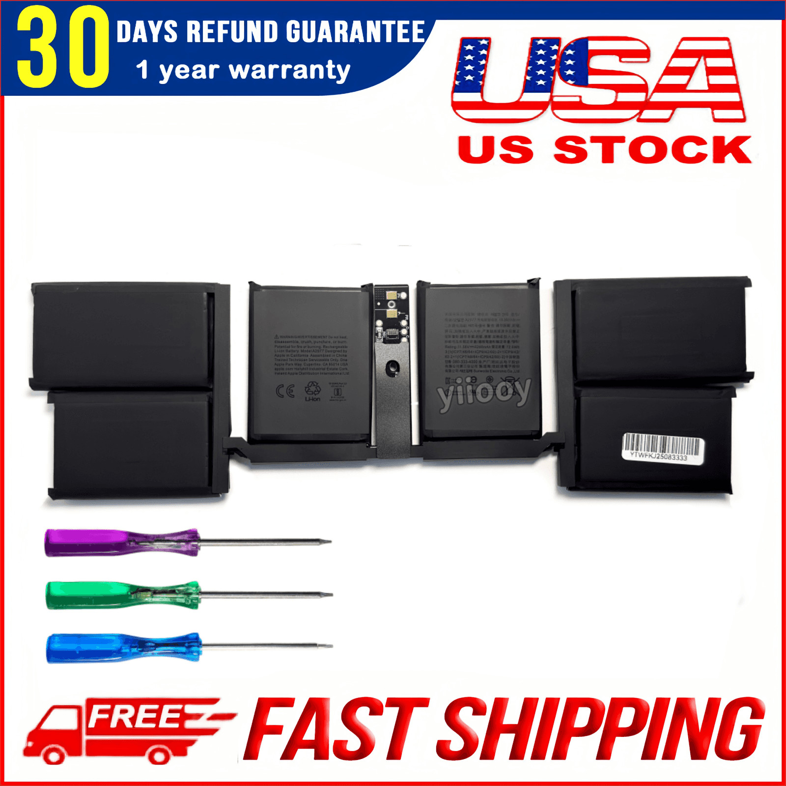 New Genuine A2977 Battery for Apple Macbook Pro 14" A2992 M3 PRO LATE 2023