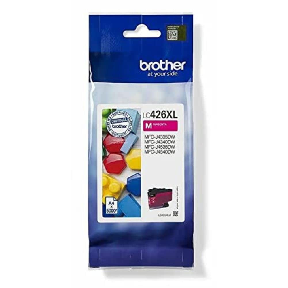 BROTHER LC-426XLM Inkjet Cartridge, Magenta, Single Pack, High Yield, includes 1