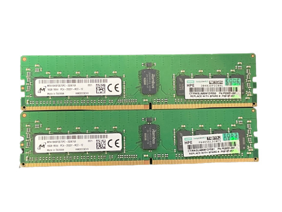 P00920-B21 P06187-001 P03051-091 HPE 16GB PC4-23400 DDR4-2933 Memory HPE