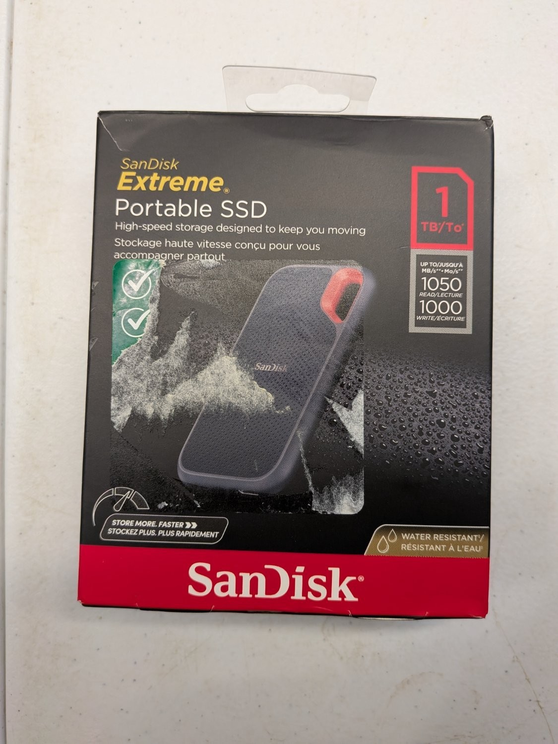 SanDisk Extreme 1TB Portable Ssd Usb-c External Solid State Drive SDSSDE61-1T00
