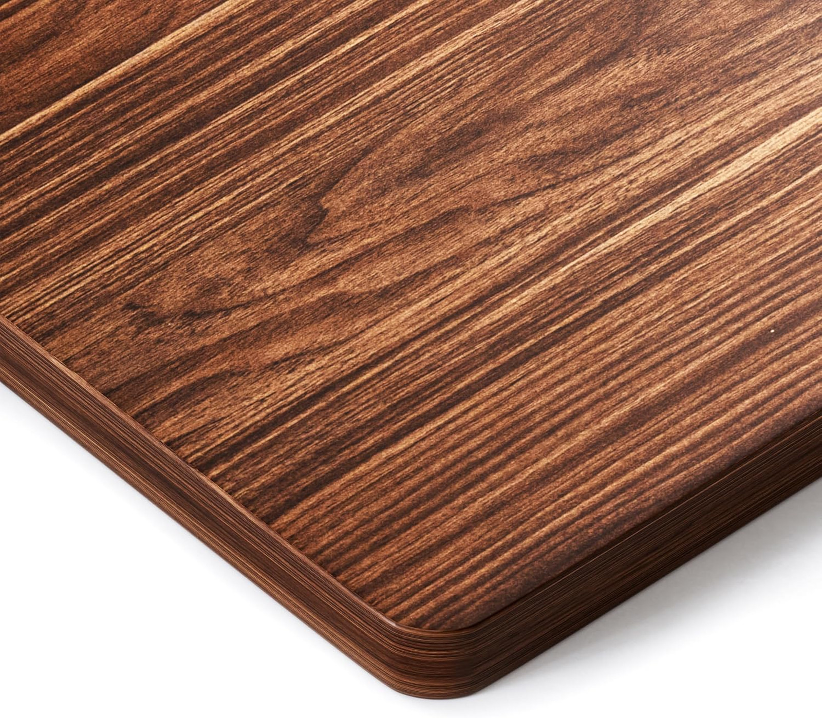 Particle Board Table Top Wood Countertop for Standing Desk 63x28x1 Inch Walnut