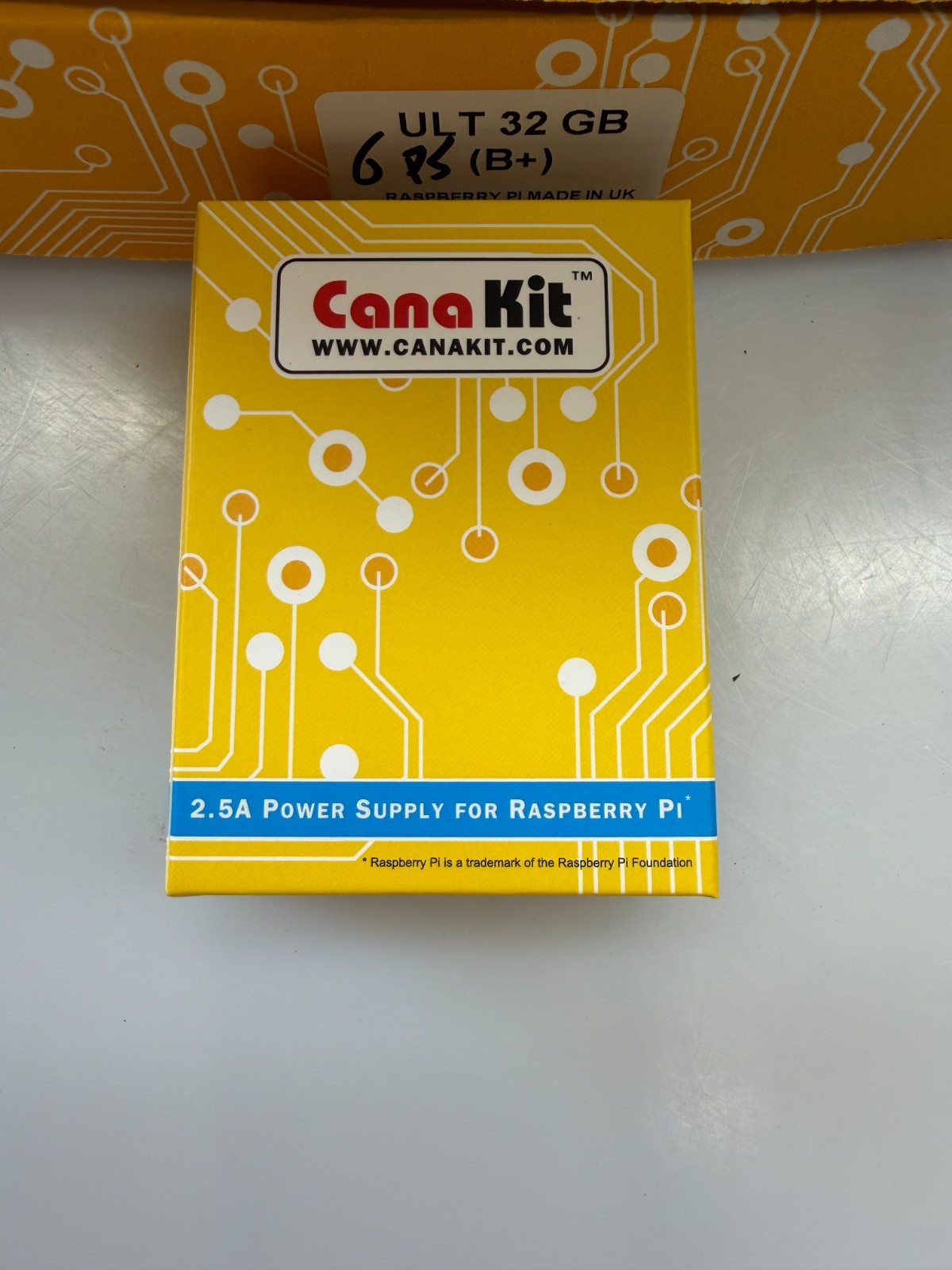 1x CanaKit 5V 2.5A Raspberry Pi 3 B+ Power Supply/Adapter