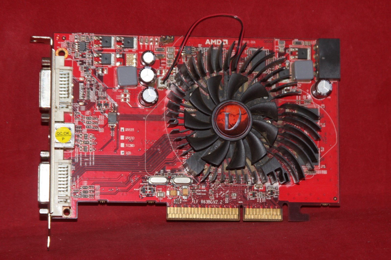 Visiontek ATI Radeon HD 3650, 1GB, AGP Graphics Card (36501GBAGP, VT-400511T)