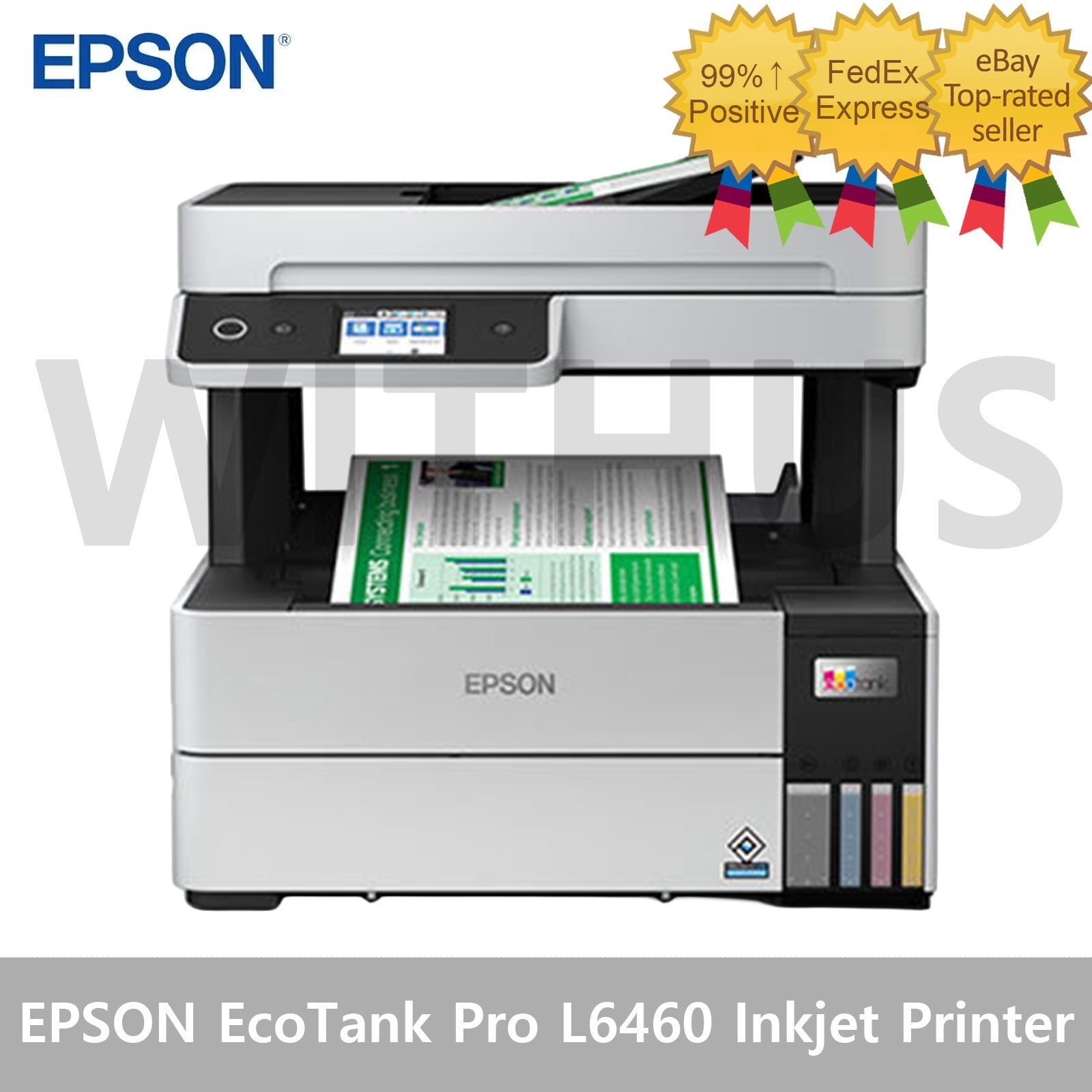 Epson EcoTank Pro L6460 A4 Wireless All-in-One Inkjet Printer Duplex ADF