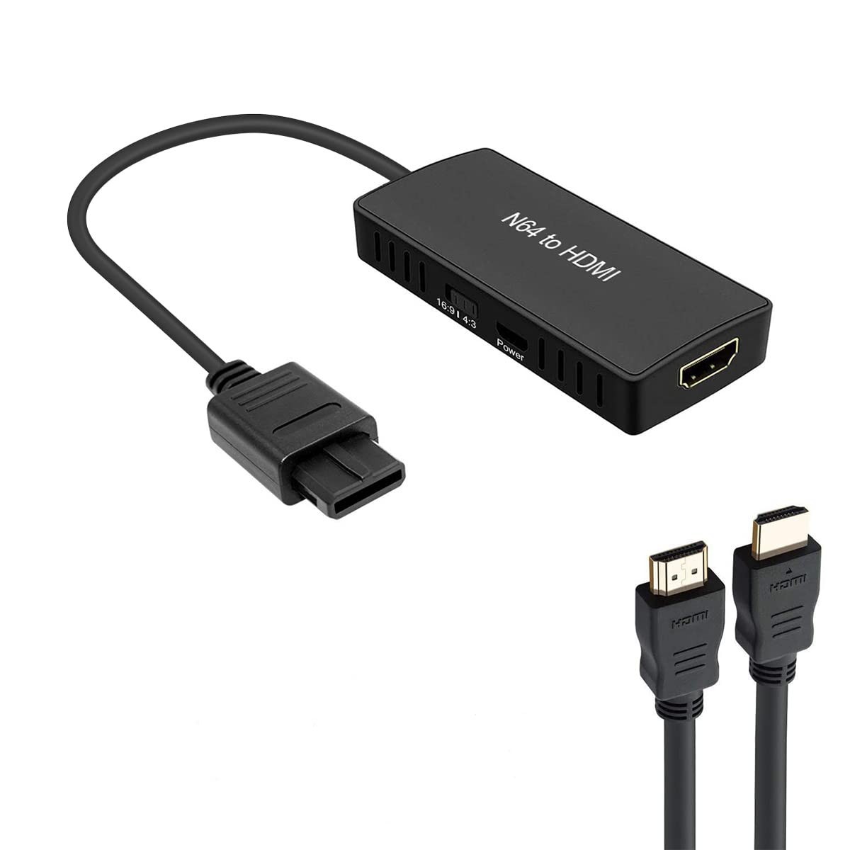 Get Enhanced N64 Gameplay on HDTV - 16:9/4:3 HDMI Converter for Vintage Consoles