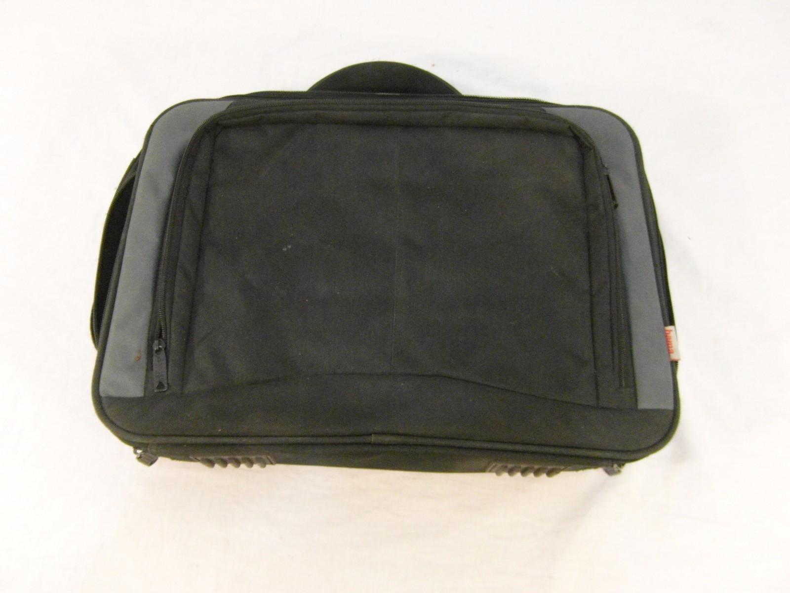 Hama Black Gray Zipper Carrying Handles Laptop Carrying Case Pockets 31263