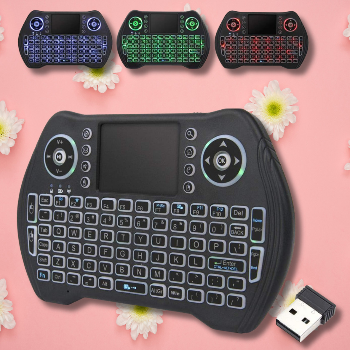 US Mini i8 Wireless Keyboard 2.4G with Touchpad for PC Android Desktop PC TV Box