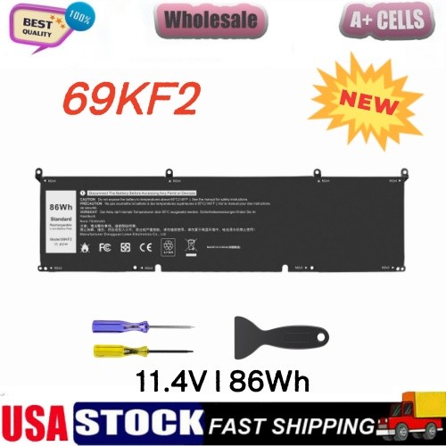 ✅LOT 10x 69KF2 Battery for Dell XPS 15 9500 9510 9520 G15 5510 Alienware M15 R4