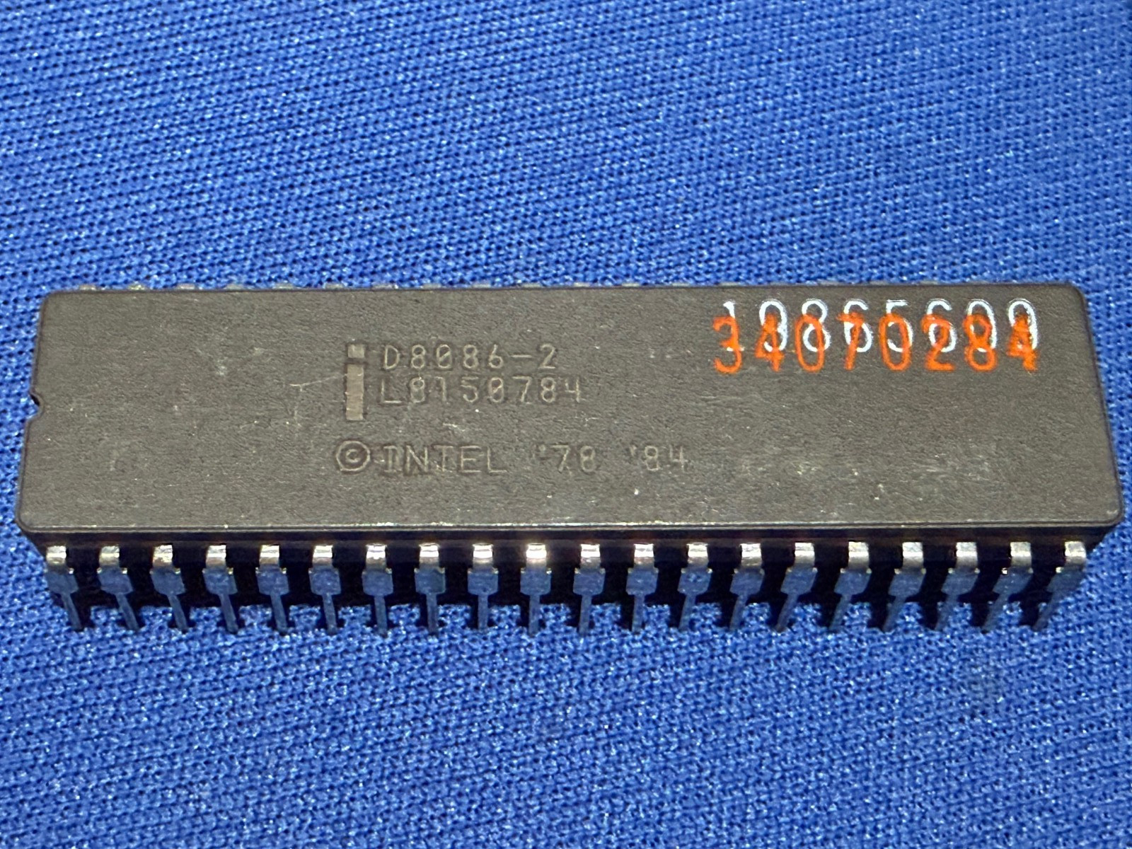 D8086-2 INTEL Vintage 40-Pin Cerdip NEW D8086 TEST MARKS RARE COLLECTIBLE QTY-1