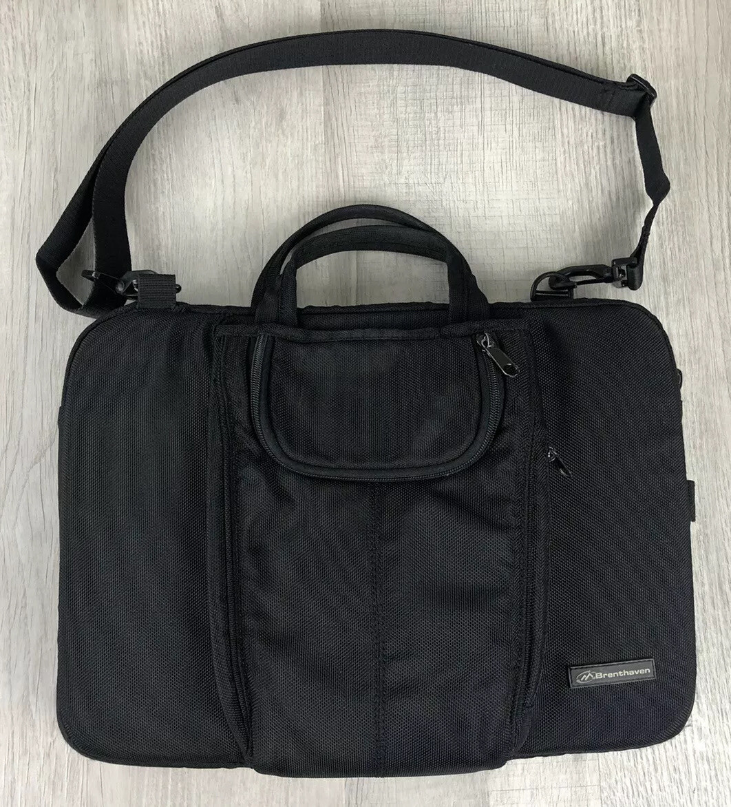 Brenthaven Laptop Case Black 14x10x2” in Multiple Pockets