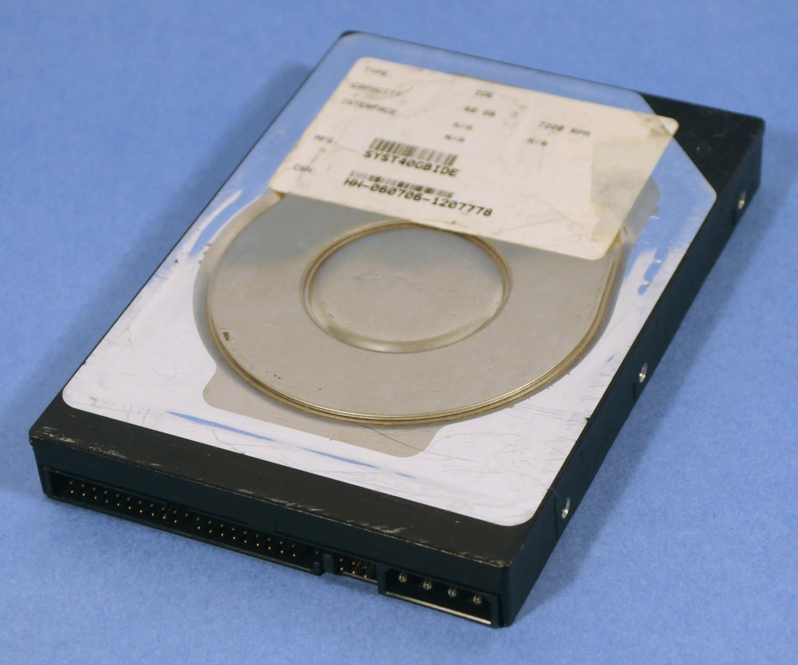 IDE Hard Drive Maxtor 40GB Slim