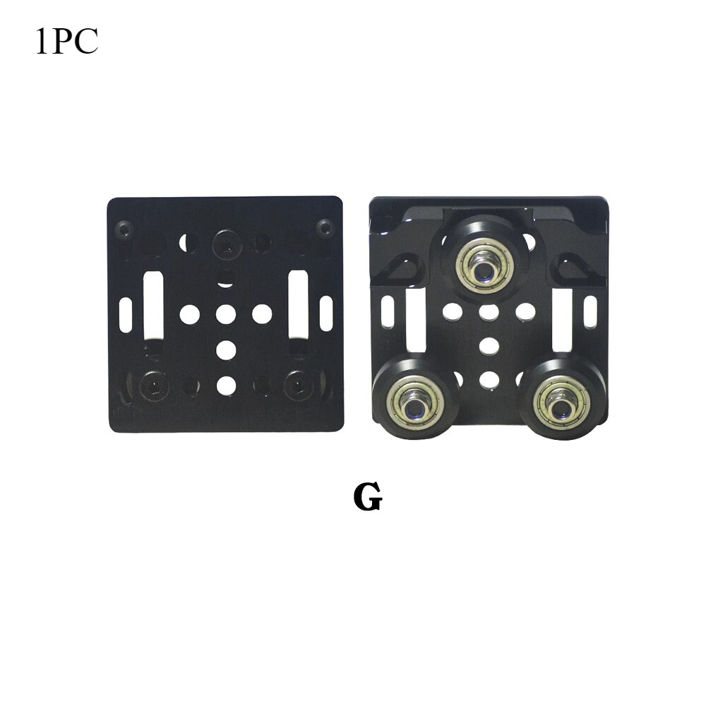 Gantry Plate with Wheels for 2020/2040 V-Slot Aluminum Profiles 3D Printer Parts