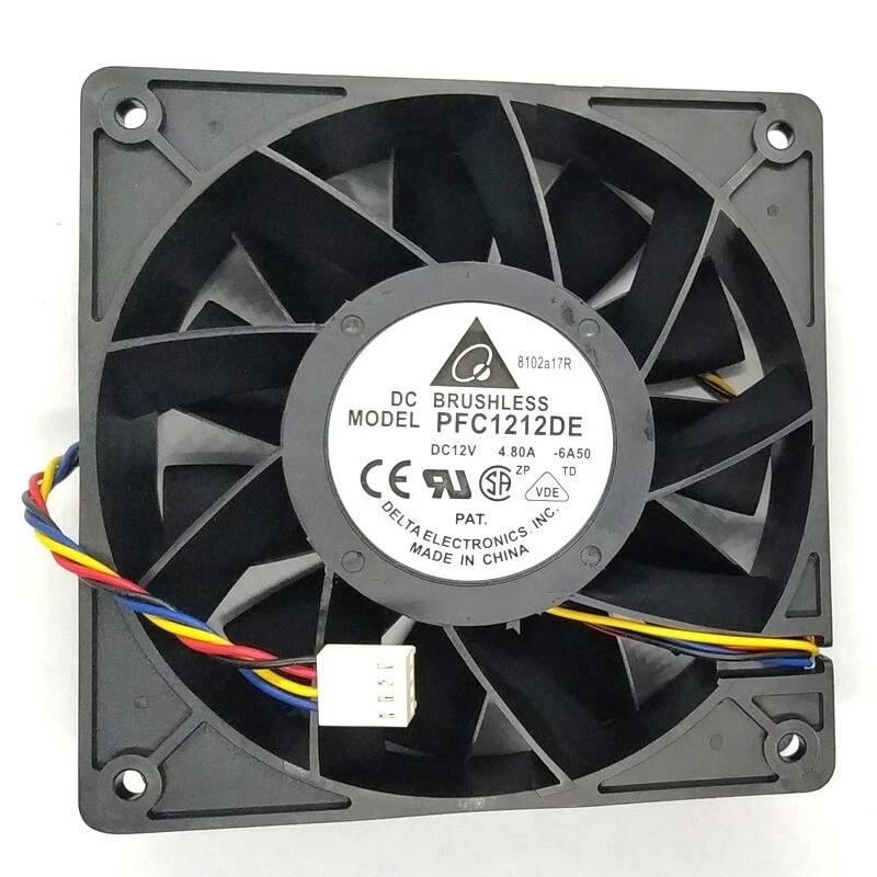 1PCS NEW Delta PFC1212DE DC 12V 4.8A 12038 12CM General Cooling Fan Fast ship