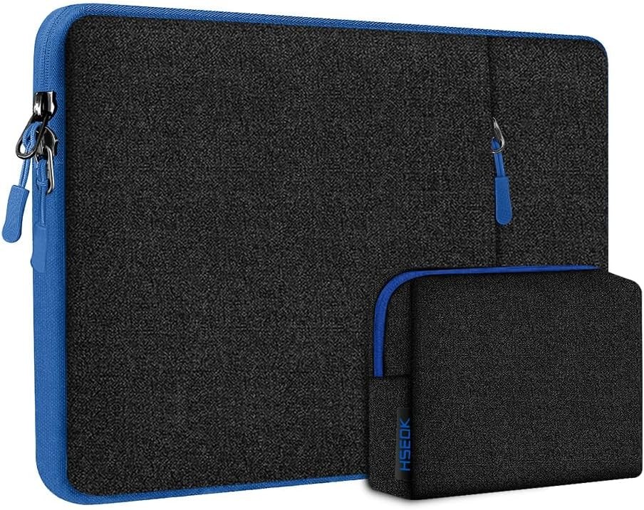 13.3-14 Inch Laptop Sleeve with Extra Case for MacBook Pro and Other Notebooks