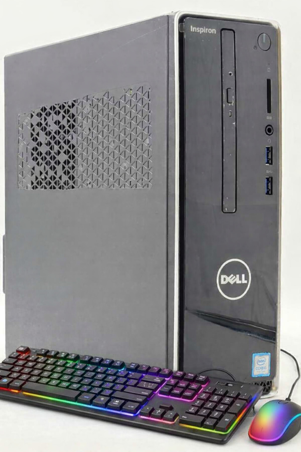 Dell Inspiron 3268 SFF i7 7th Gen 16GB 256GB SSD Win 11 WiFi RGB Keyboard Mouse