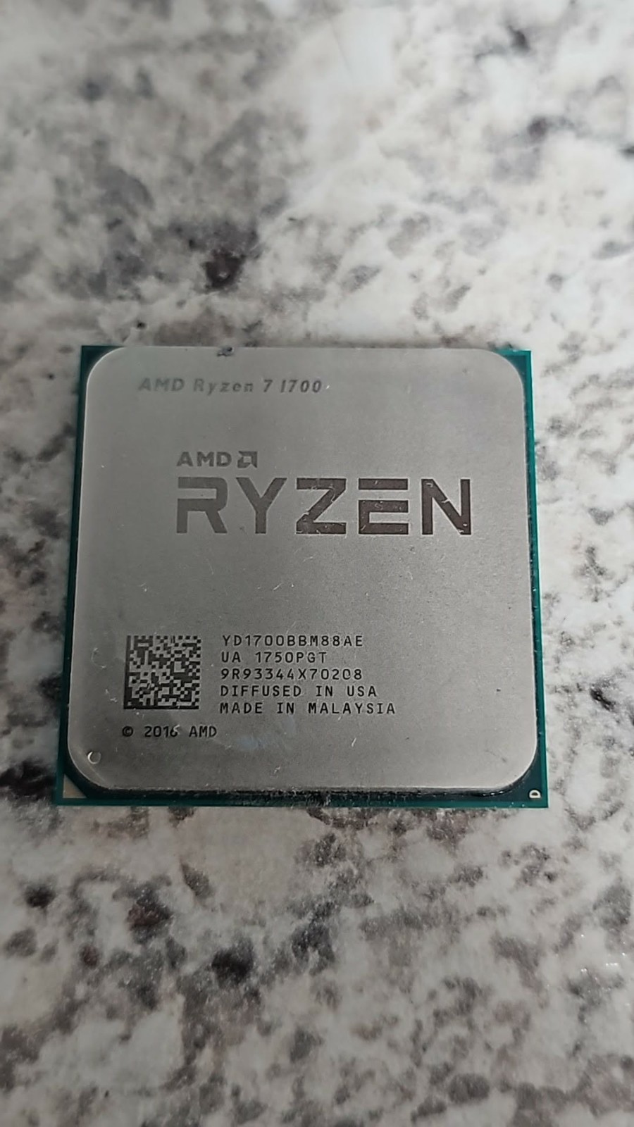 Tested Clean PullAMD Ryzen 7 1700 8-Core 3.0GHz Socket AM4 CPU Processor