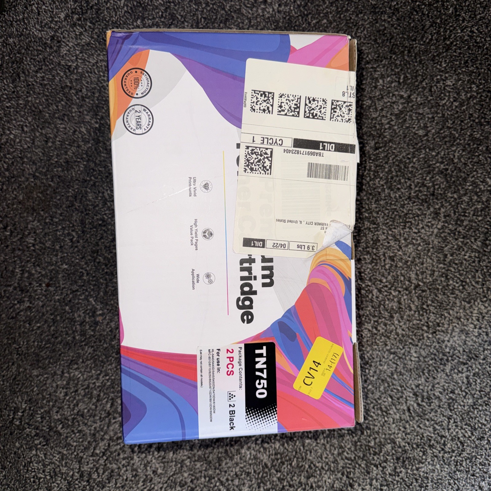 TN750 Black Toner Cartridge