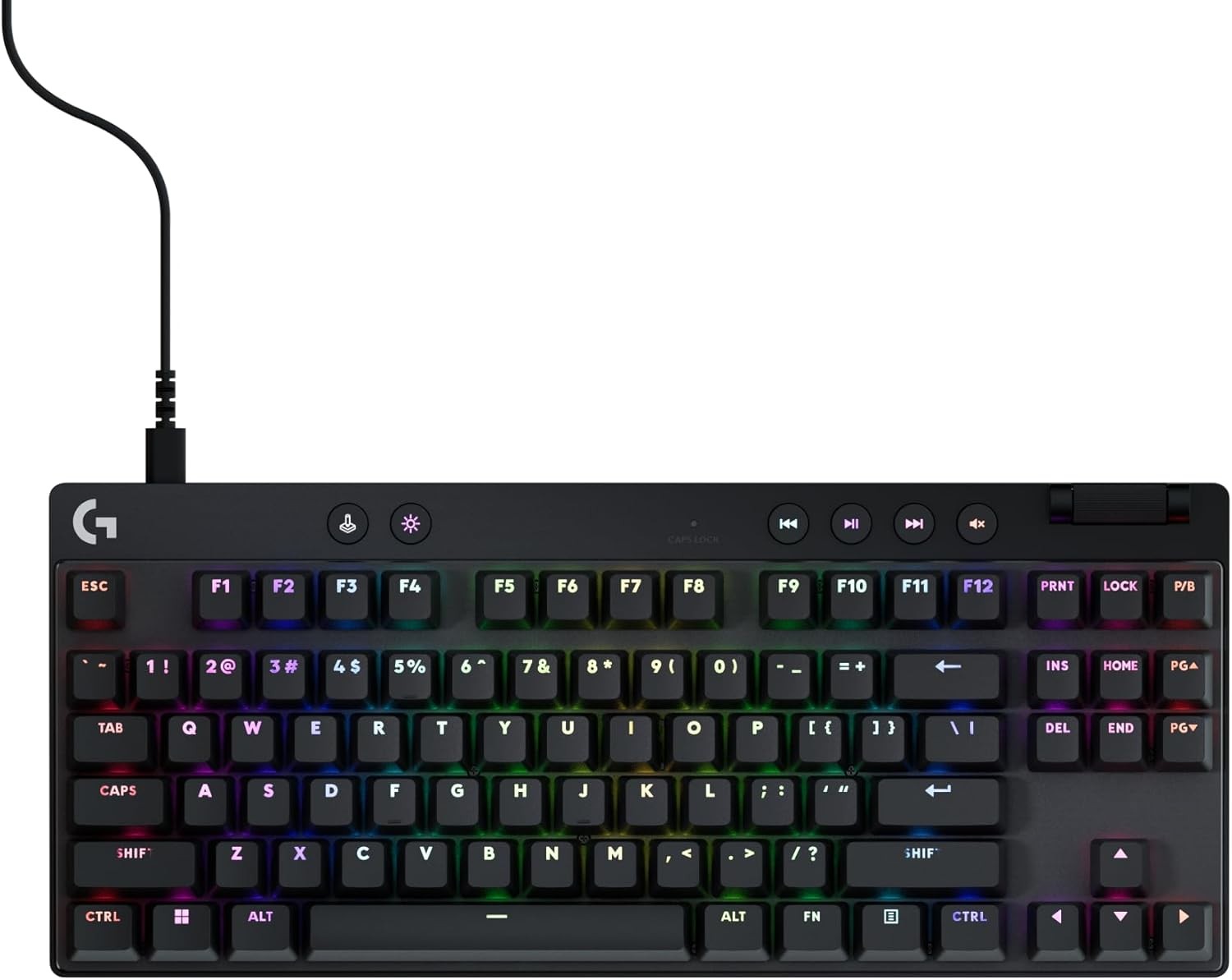 Logitech PRO X TKL RAPID Tenkeyless Wired Gaming Keyboard 920-013131