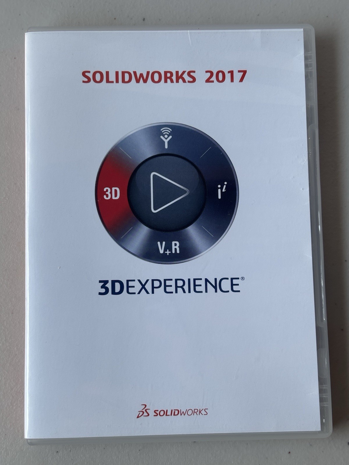 SOLIDWORKS 2017 3D Experience 2 Discs Windows NO SERIAL/CD KEY - Near Mint Discs