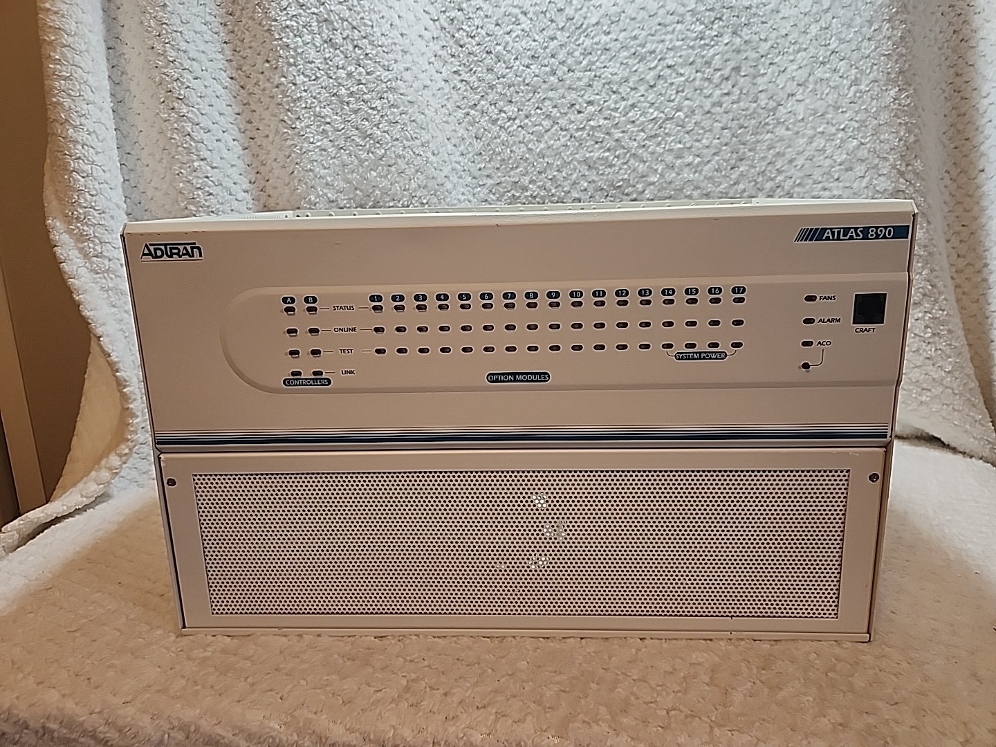 Adtran Atlas 890 Chassis 1200321L1 w/2*Controller +2*PSU Module
