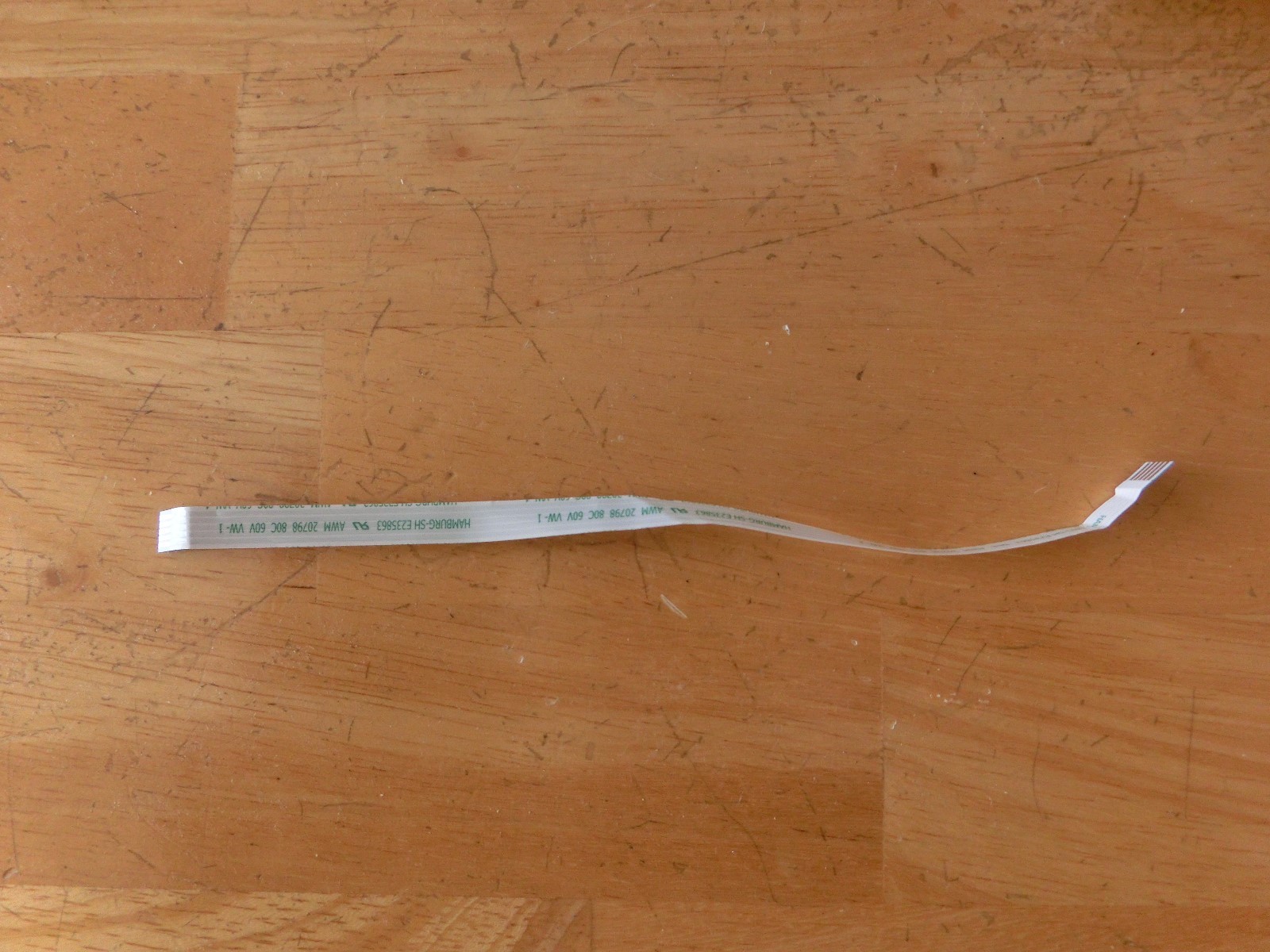 Hamburg-SH Ribbon Cable E235863 AWM 20798 80C 60V VW-1 5-Pin 1/4" Wide 