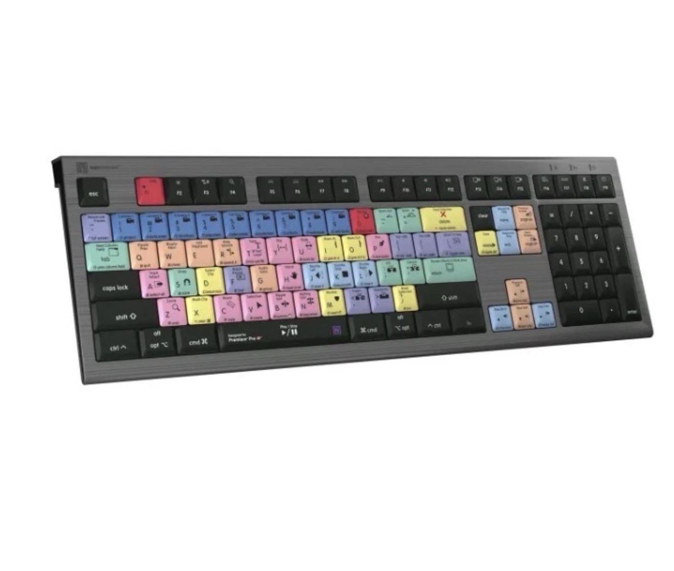 LogicKeyboard ASTRA 2 Backlit Keyboard Adobe Premiere Pro CC Mac US