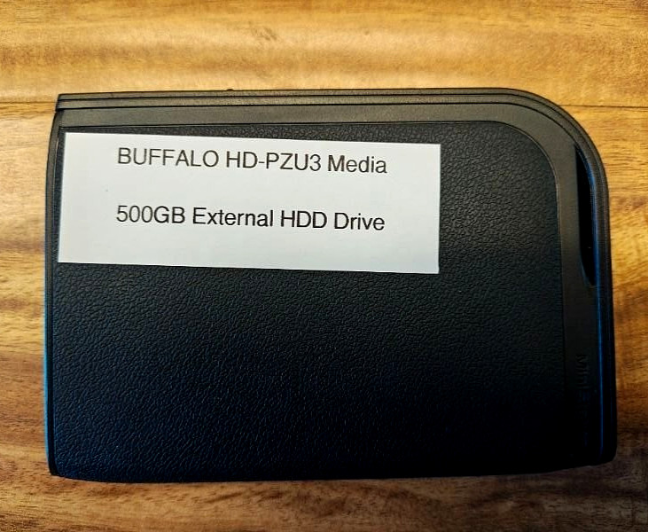 Buffalo MiniStation Extreme 500GB Portable External Hard Drive HD-PZU3 (D14-B1)