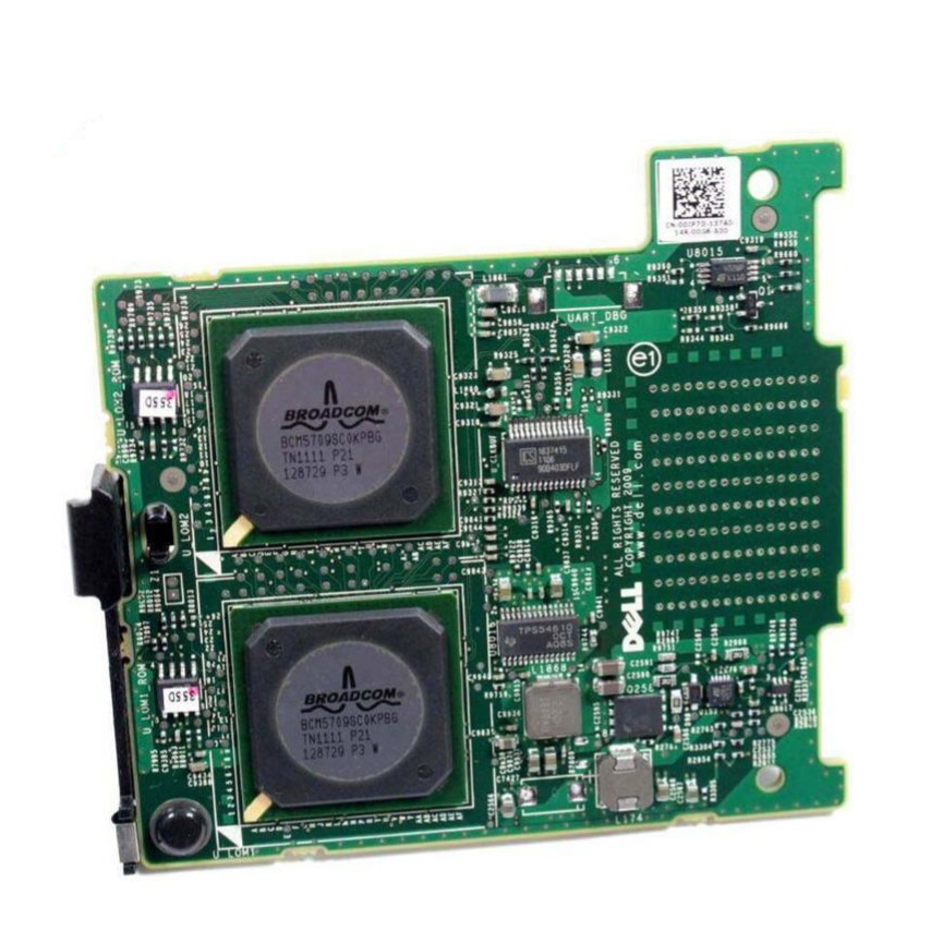 Dell Broadcom 5709 Quad Port Gigabit Mezzanine Card 0JP7D J471J M610 M710 M710HD
