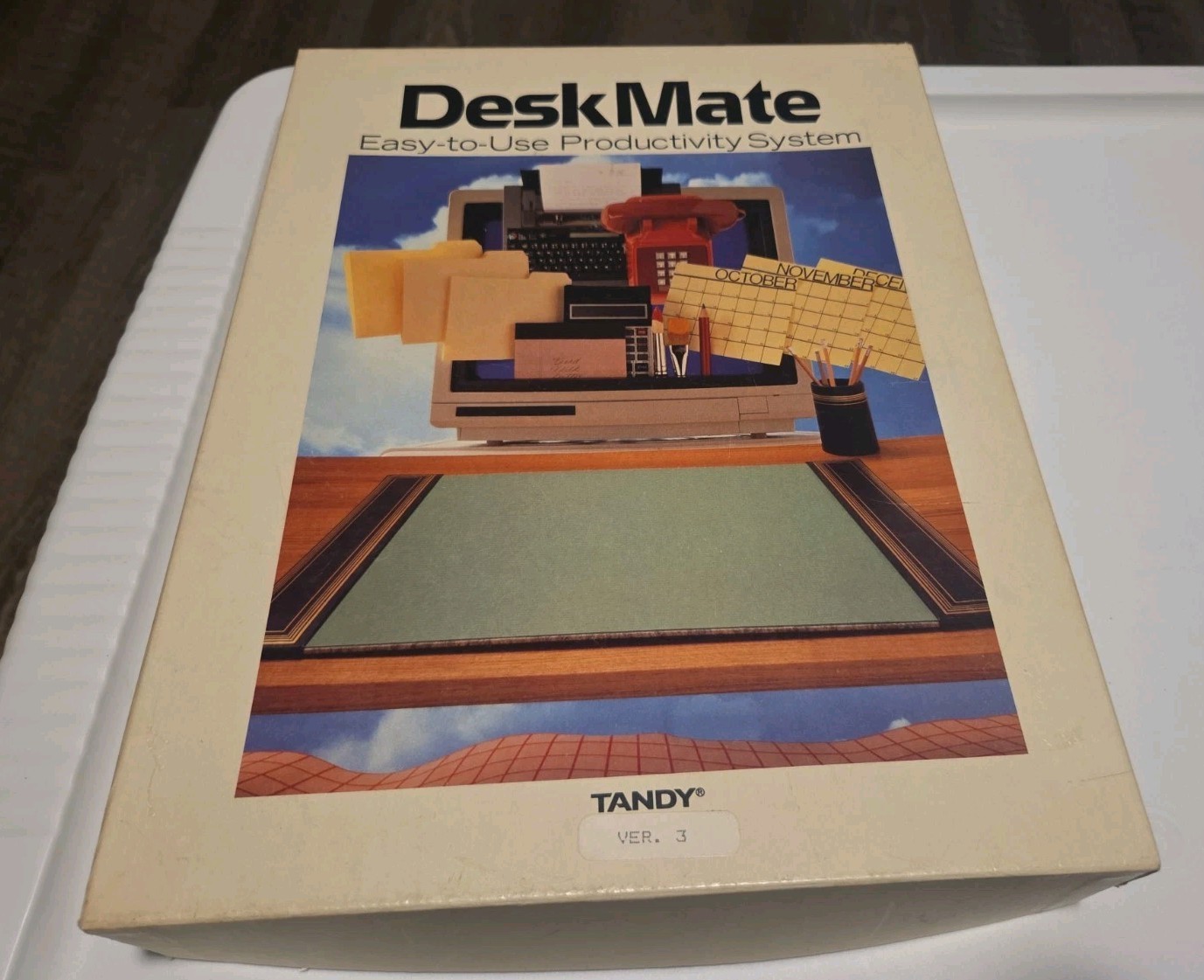 COMPLETE VTG 1988 Tandy DeskMate Productivity System Software Cat. No. 25-1250