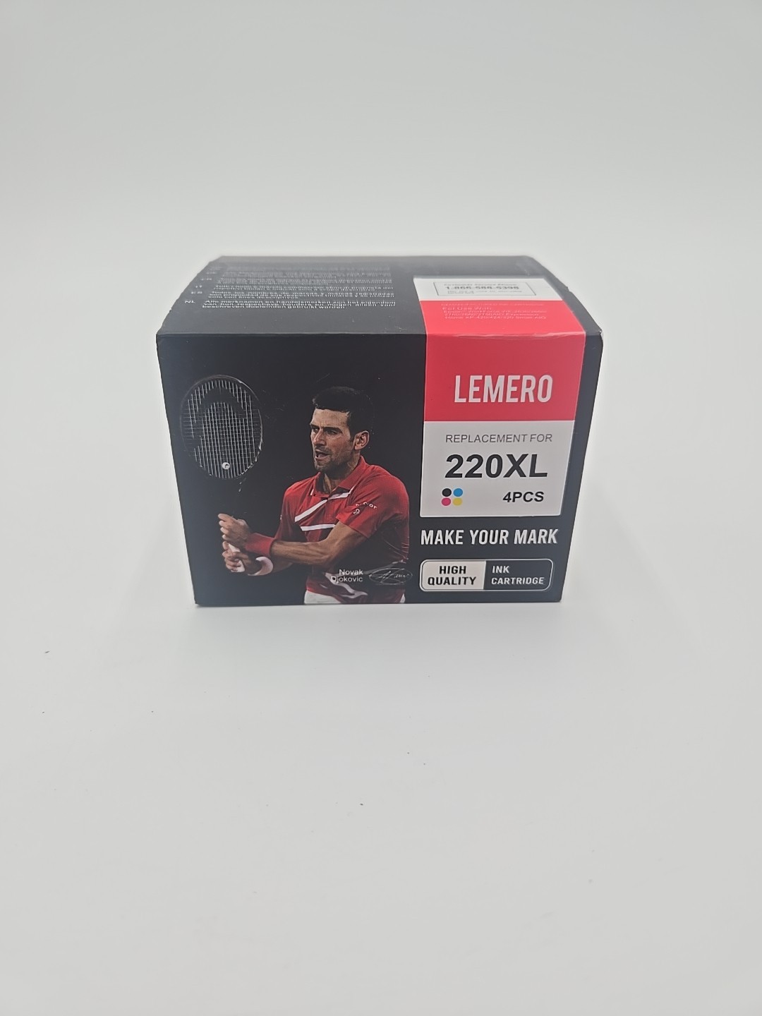 Lemero 220XL High Quality Ink Cartridge Black and Tricolor 4 Pack B7