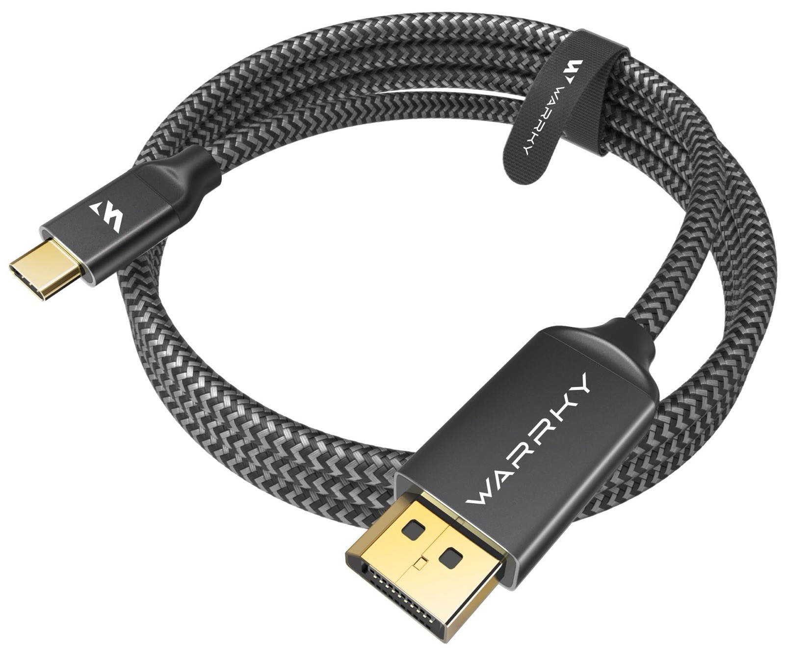 Warrky USB C to DisplayPort Cable (4K@60Hz, 2K/1440P@165Hz), [Aluminum Shell,...