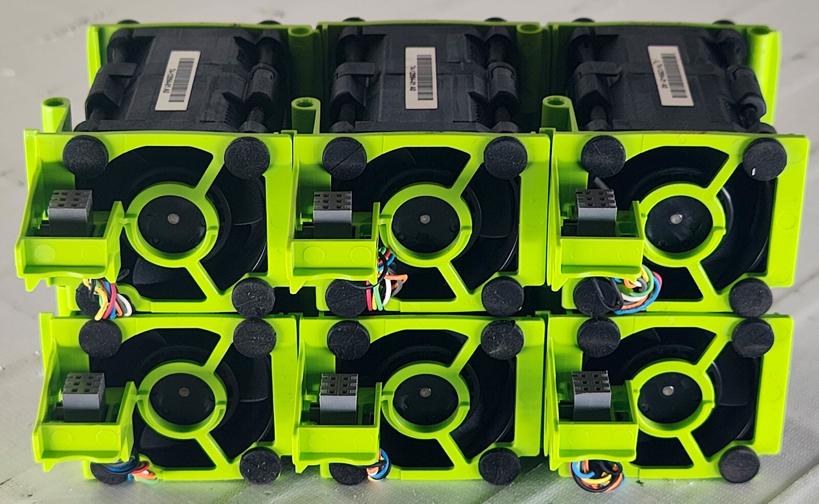 Lot of 6 Nidec UltraFlo R40W12BS12D8-07T02 12V DC 2A Server Fan 74-12994-01