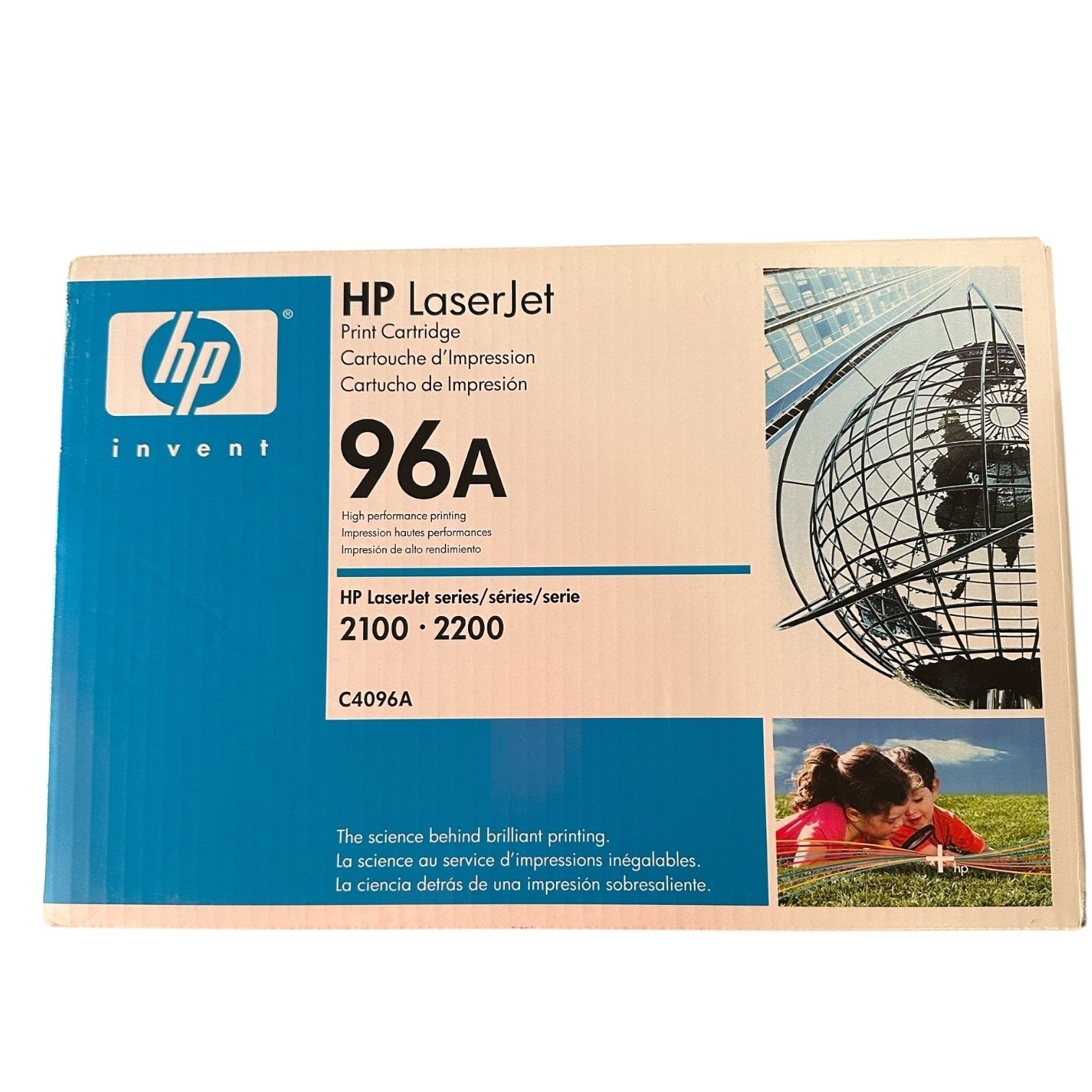 HP C4096A 96A Black Toner Cartridge LaserJet 2100 Genuine New OEM Sealed Box