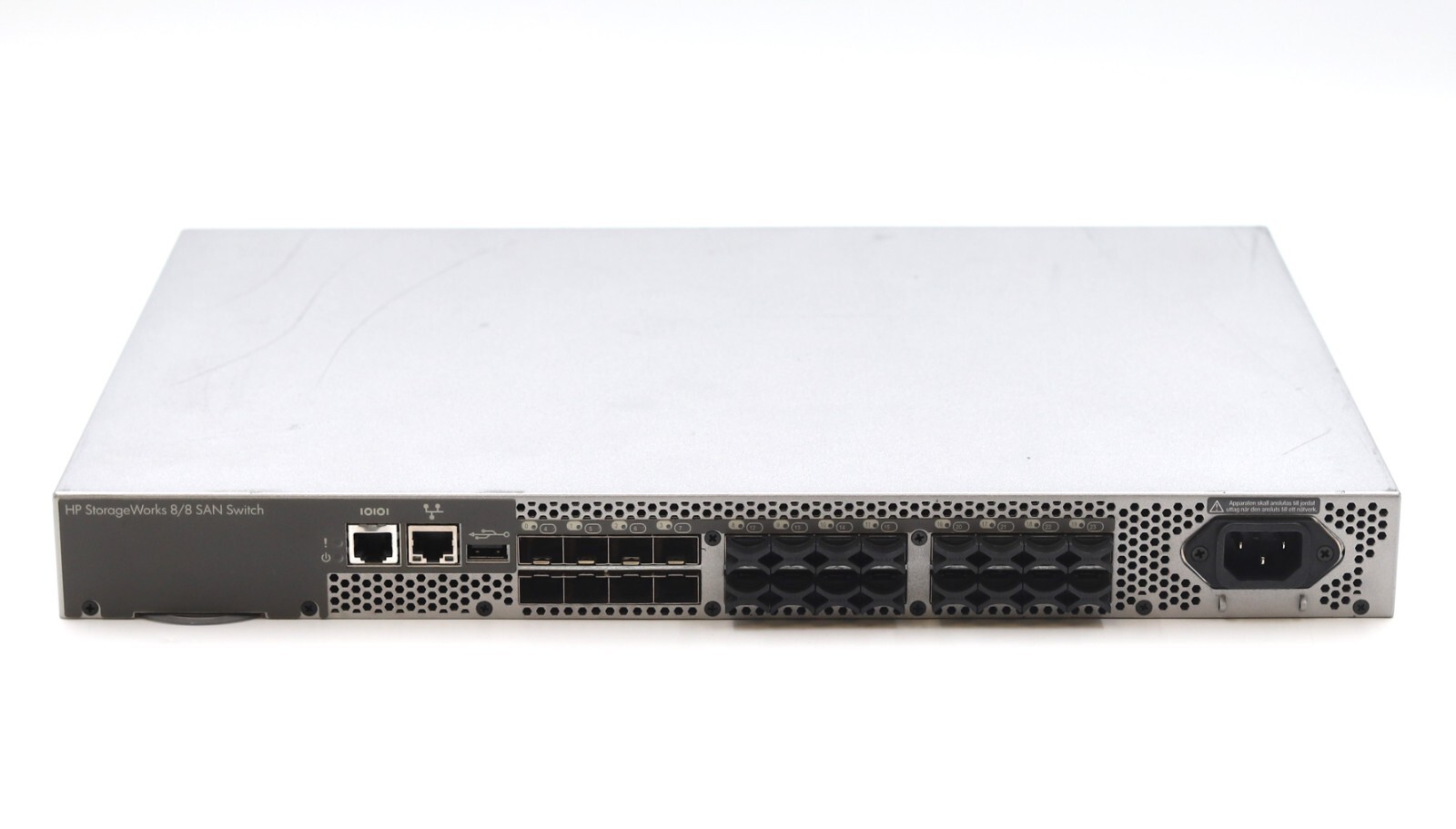 HP StorageWorks 8/8 16-Ports Enabled Full Fabric SAN Switch P/N: 492291-002