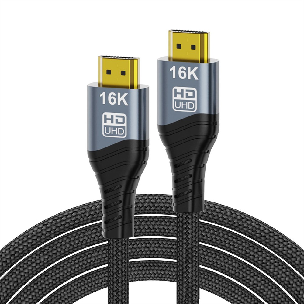 HDMI 16K 8K UHD Type-A Male to HDMI 2.2 Male HDTV Cable for Laptop Monitor HDTV