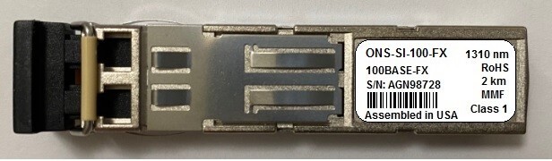 Cisco ONS-SI-100-FX compatible 10-2350-01 SFP 100BASE-FX 1310nm LC MMF