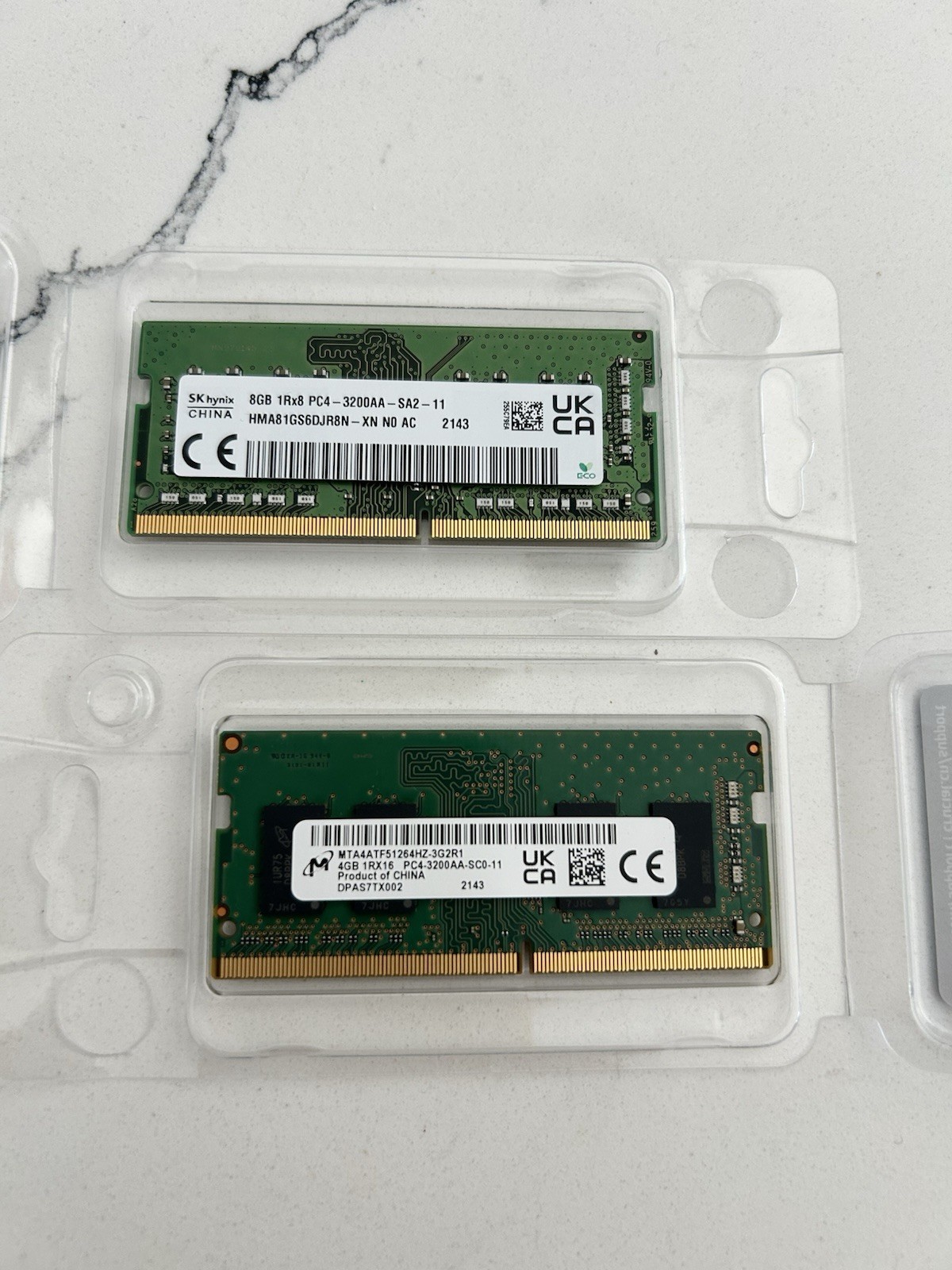 16GB (2x8GB) DDR4-3200 Laptop RAM SO-DIMM SK Hynix Micron PC4-3200AA