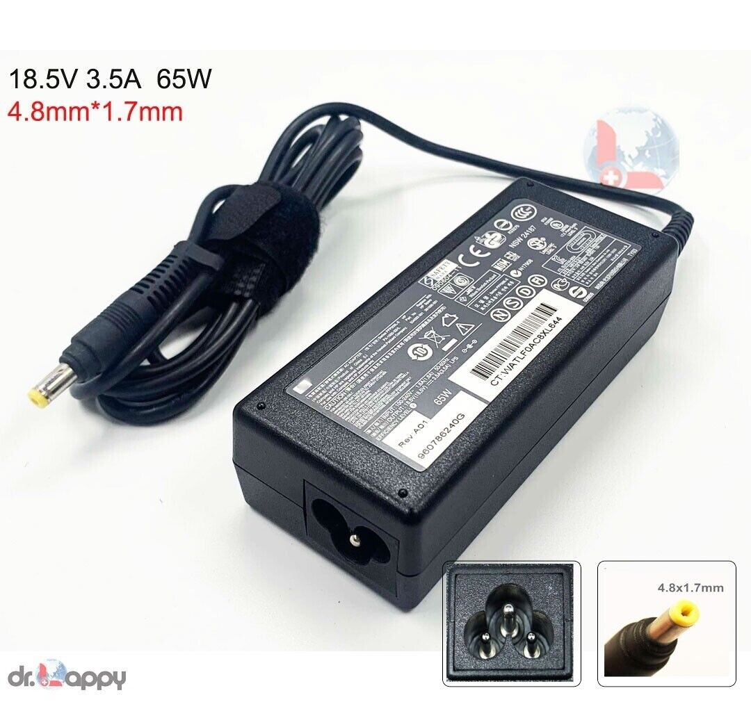 65W AC Adapter Power Charger Compatible HP 209126-001 383494-001 319860-004