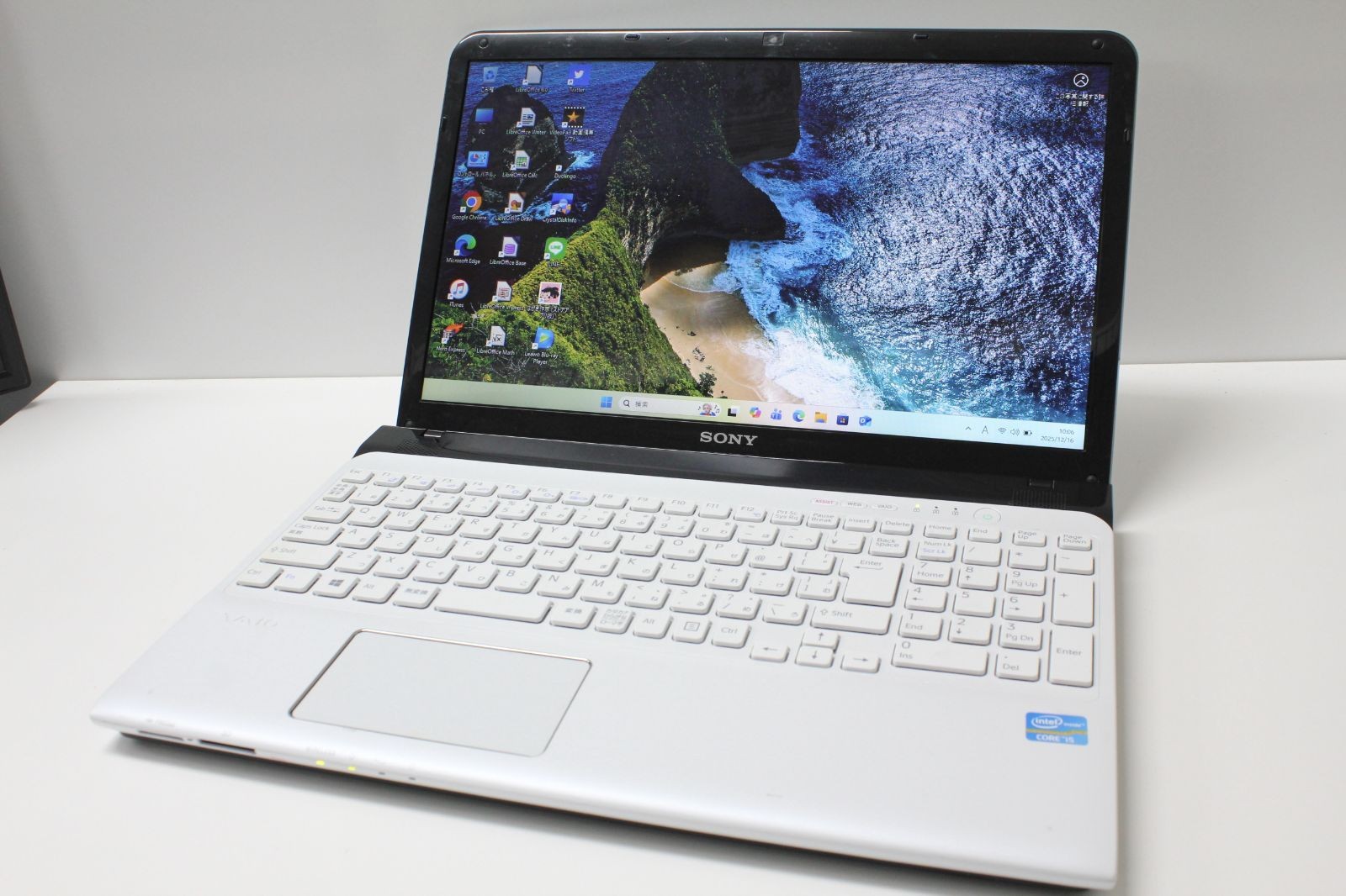 Sony Vaio SVE151B11N Core  i5-3210M  RAM 8GB SSD 180GB Win11 Home