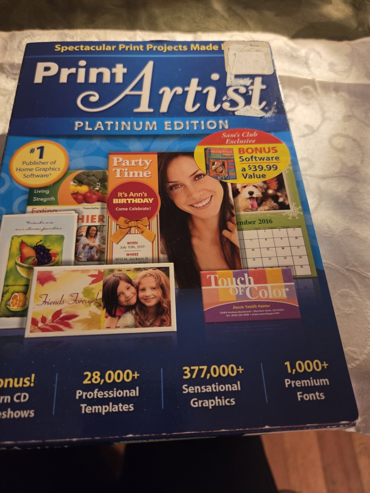 Print Artist Platinum Edition – Home Graphics Software Box SetPrint Artist...