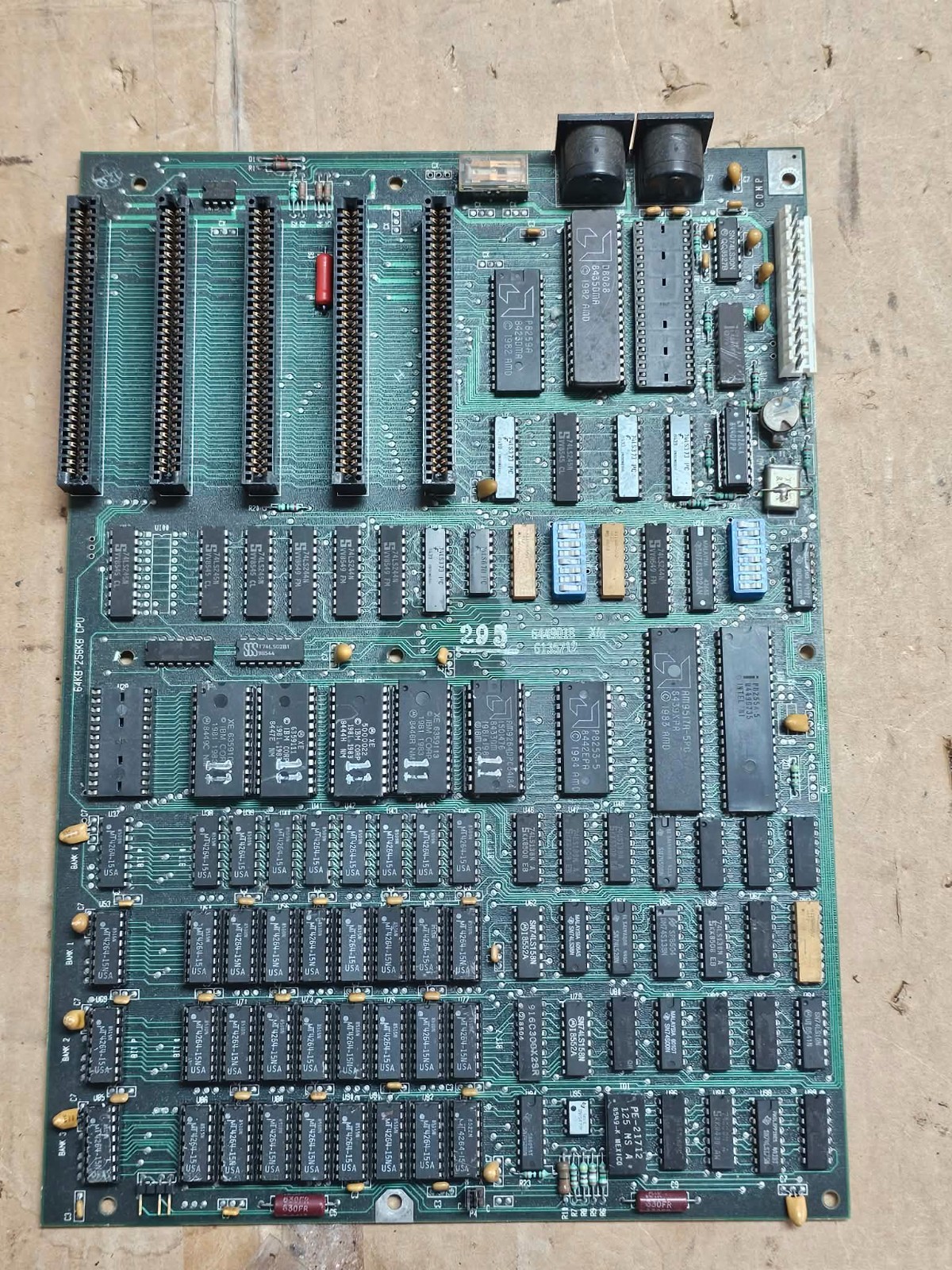 Retro DOS Vintage IBM 5150 PC Motherboard 6135712 XM 64KB-256KB CPU Tested Clean