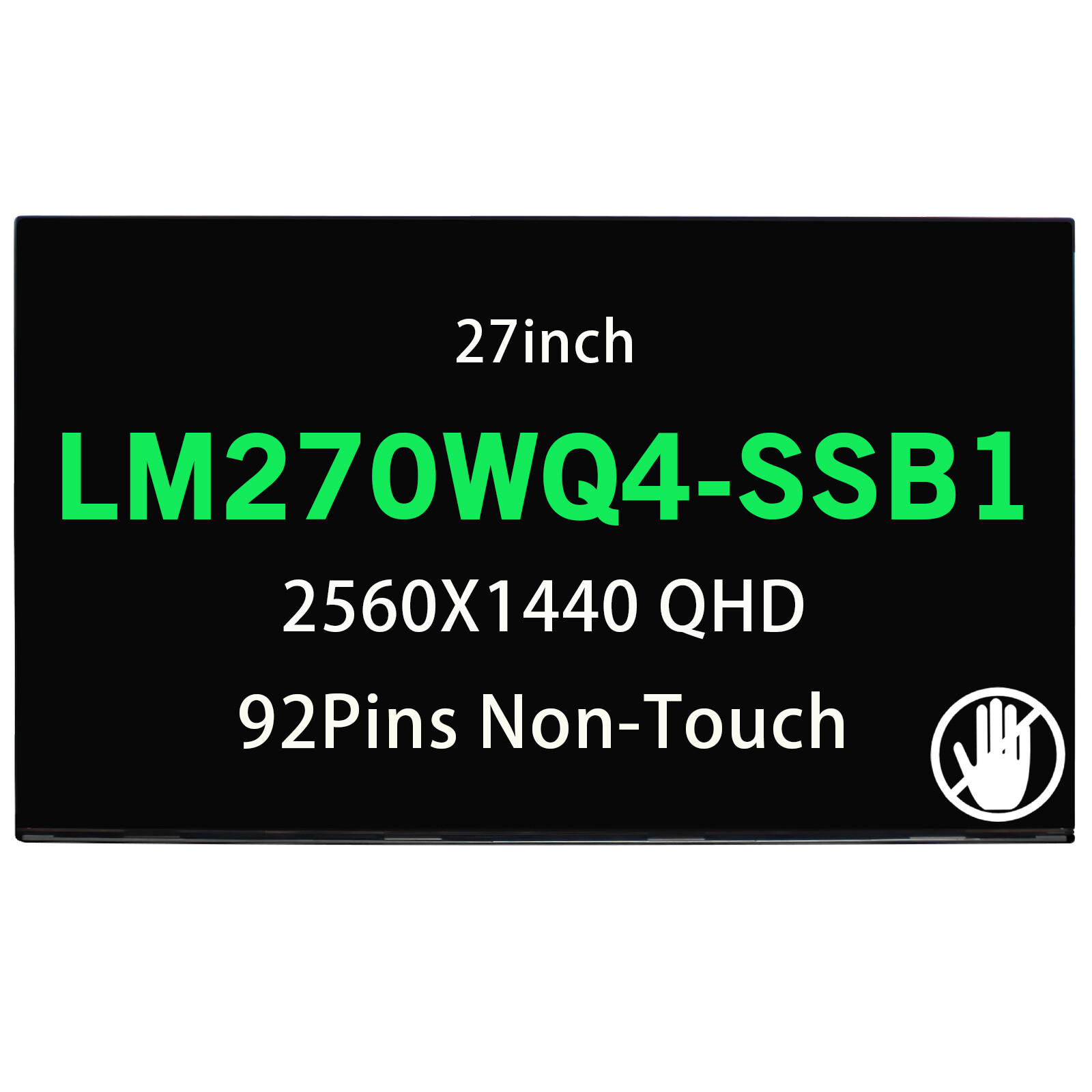 LM270WQ4-SSB1 (SS)(B1)  SS B1 LCD 2560X1440 QHD For Dell U2715H Screen Panel