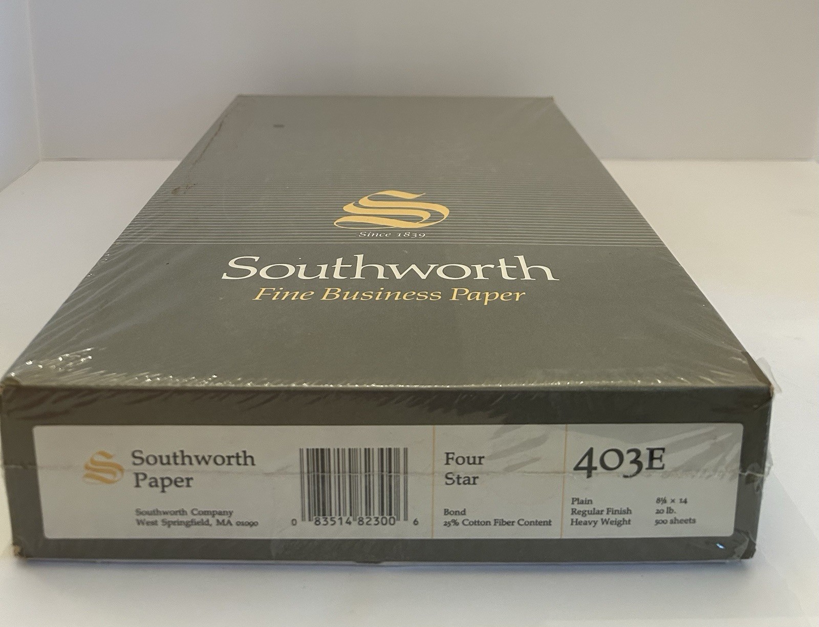 Vintage ~ Southworth 403E Business Paper ~ 8.5x14 Heavy Sealed ~ 500 Sheets Box
