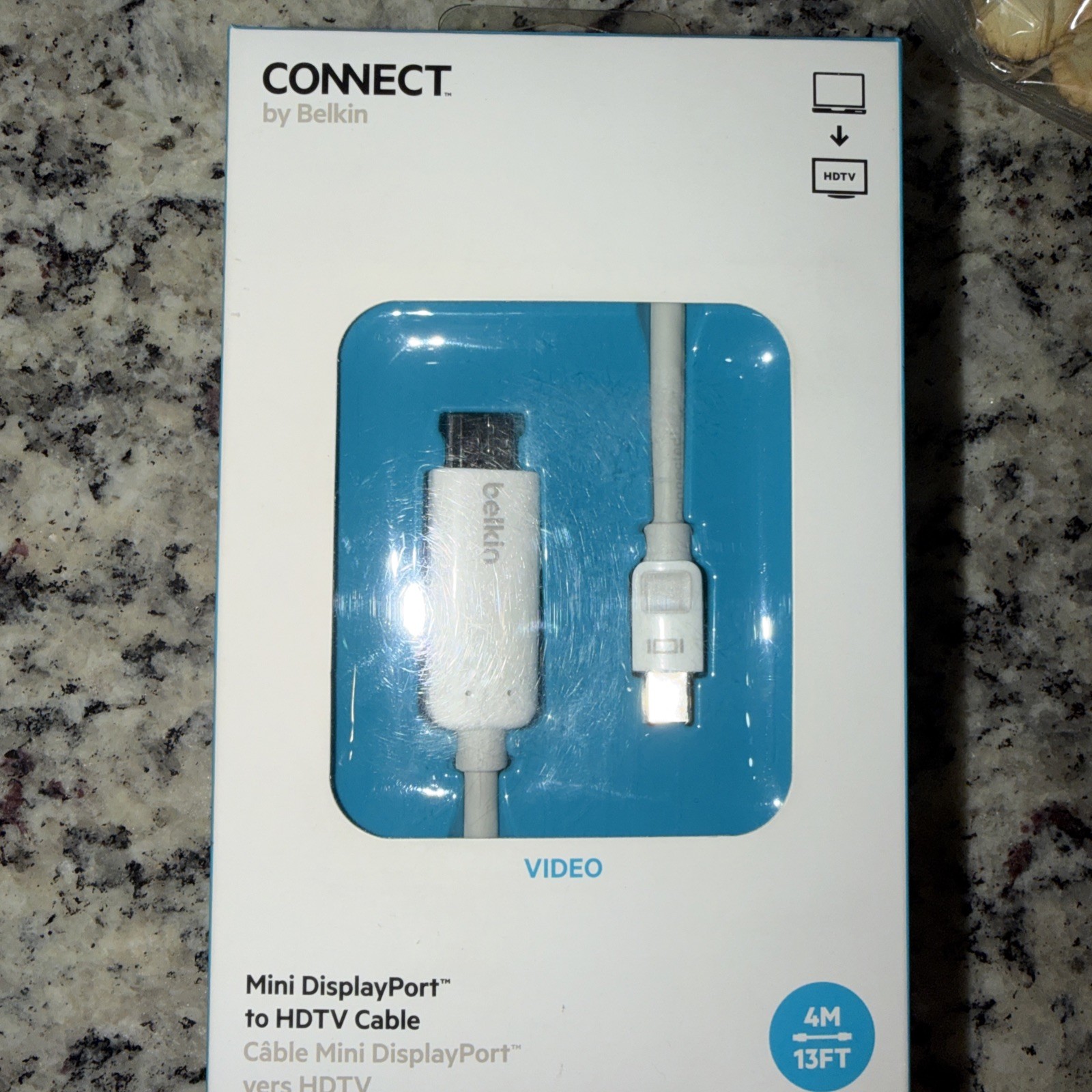 Connect by Belkin 4m /13ft Mini Display Port to HDTV Cable 1080i Full HD White